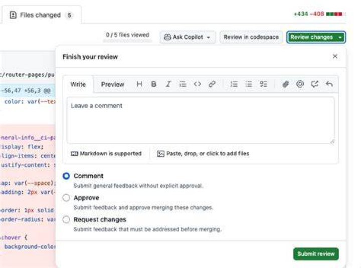 How do I approve my PR on github?