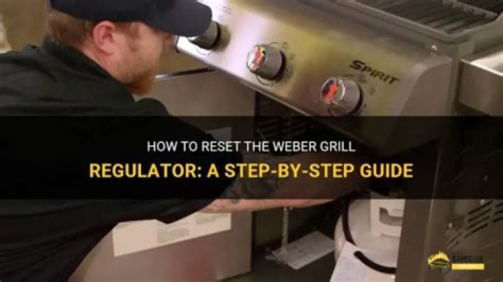 How do I reset my Weber grill?
