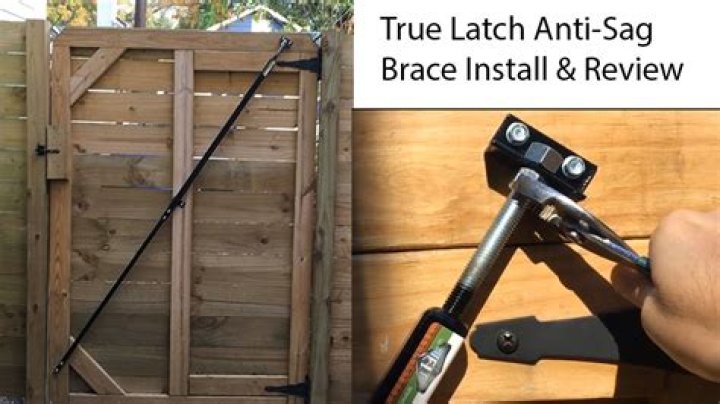How do you install a gate anti sag kit?