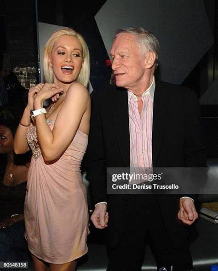 Hugh Hefner Visits Holly Madison At PEEPSHOW