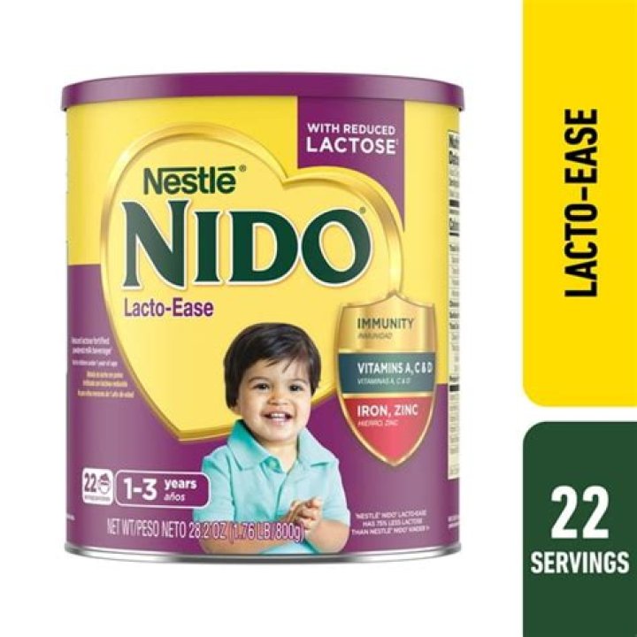 Is Nestle Nido lactose free?