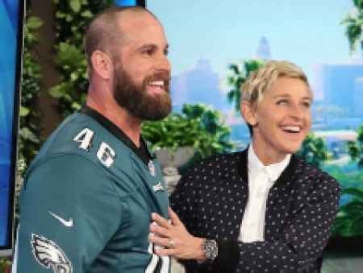 Jon and Ellen while attending her show