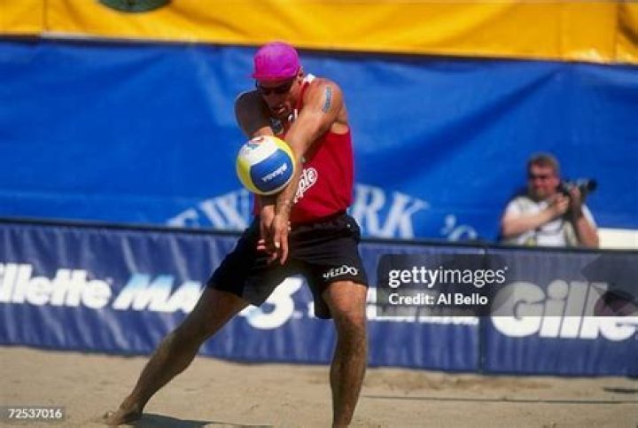 Karch Kiraly playing Volleyball