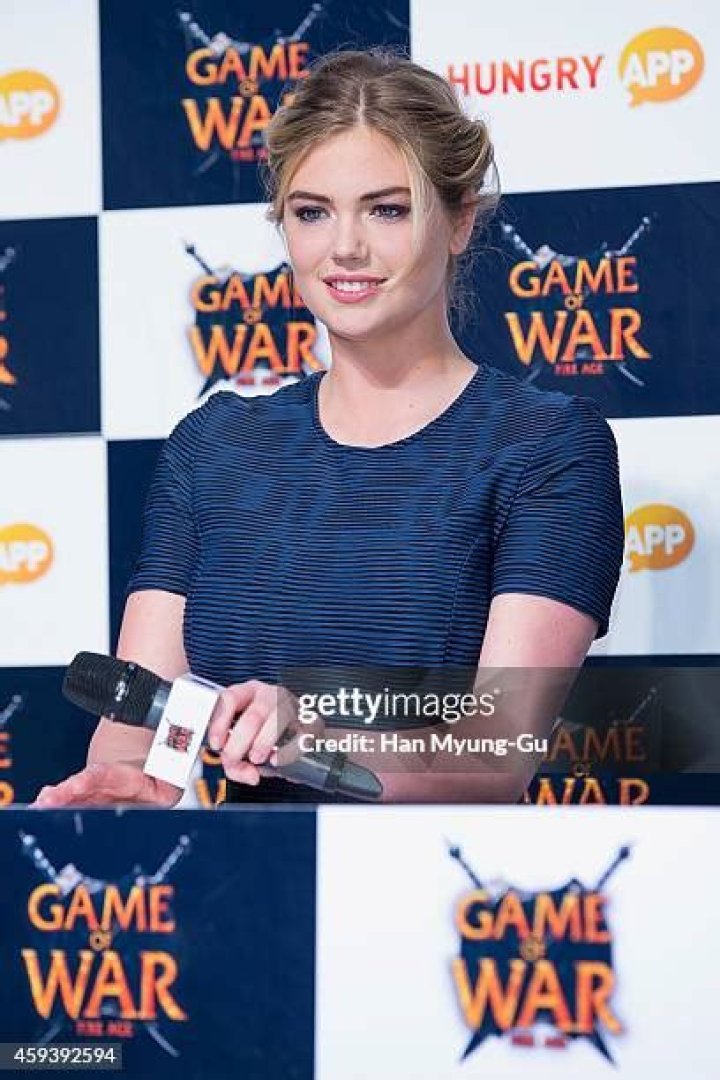 Kate Upton attends the promotional event for "Game Of War - Fire Age" at G-Star 2014 Global Game Exhibition on November 22, 2014 in Busan, South Korea.