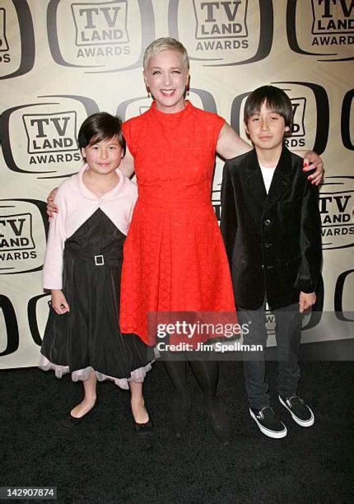 Kelly Coffield Park with her son Oliver Park and daughter Eliza Park.