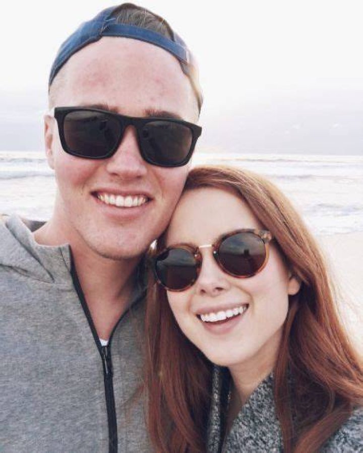 Leanne Lapp with her boyfriend.