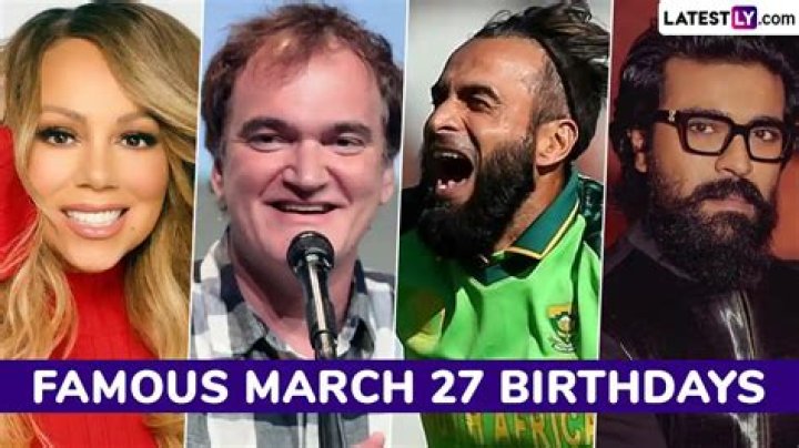 March 27 Birthdays By Profession