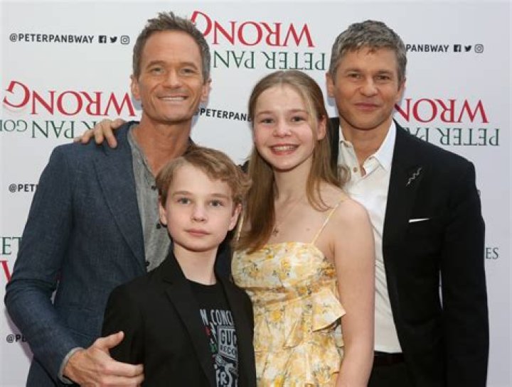 Neil Patrick Harris with his children Gideon Scott and Harper Grace Burtka-Harris.