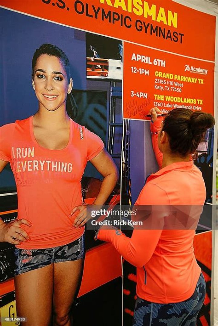 Olympic Gymnast Aly Raisman Makes A Special Appearance At Academy Sports + Outdoors In The Woodlands, TX on Behalf Of Reebok