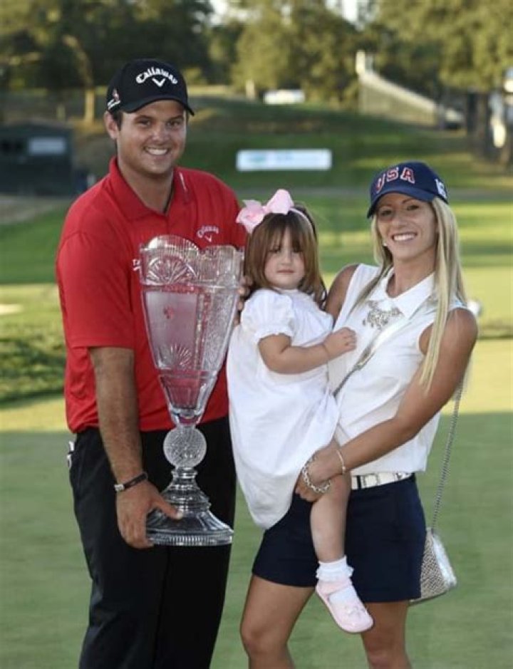 Patrick Reed and his wife, Justine karain Reed.