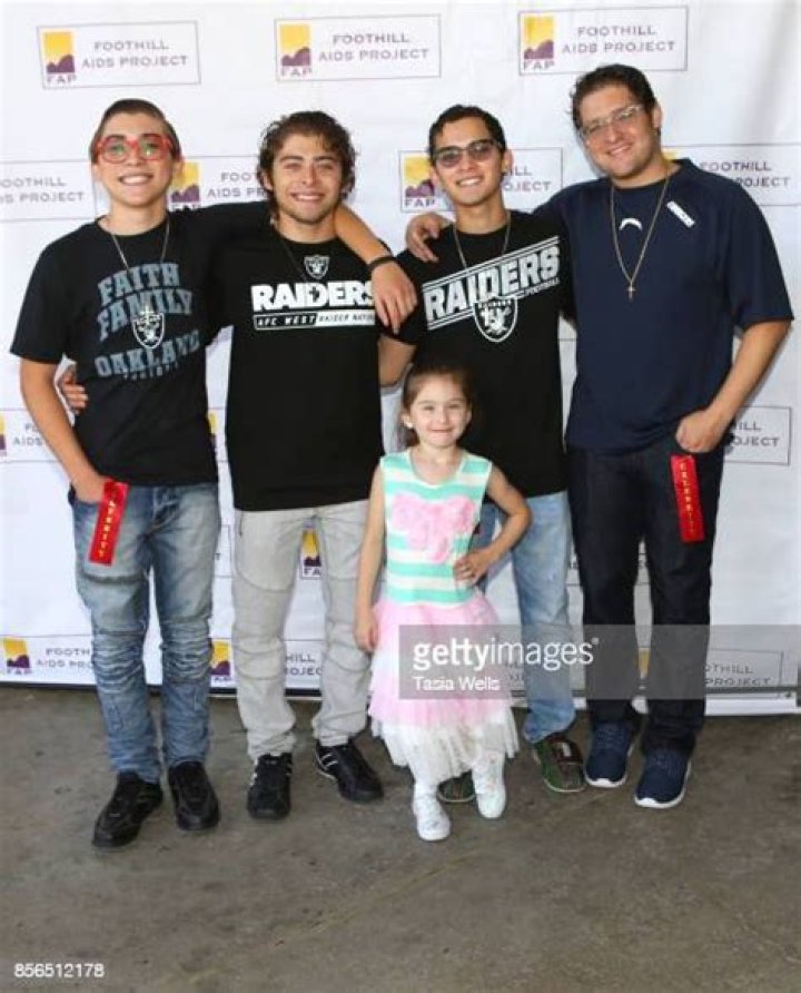 Rick Ochoa with his mother. parents, siblings, family