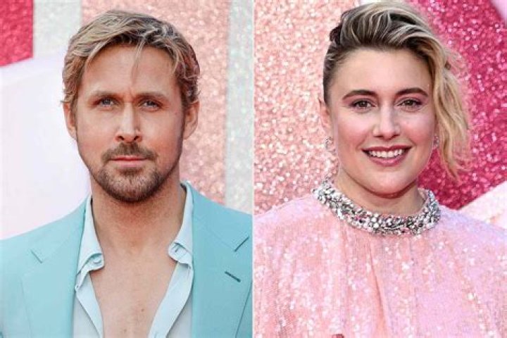 Ryan Gosling, Greta Gerwig, and Margot Robbie attend the press junket and Photo Call for "Barbie" at Four Seasons Hotel Los Angeles at Beverly Hill...