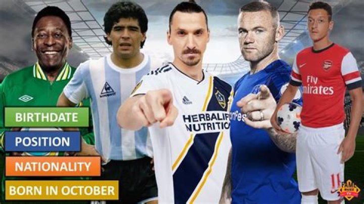 Soccer Players Born October 3