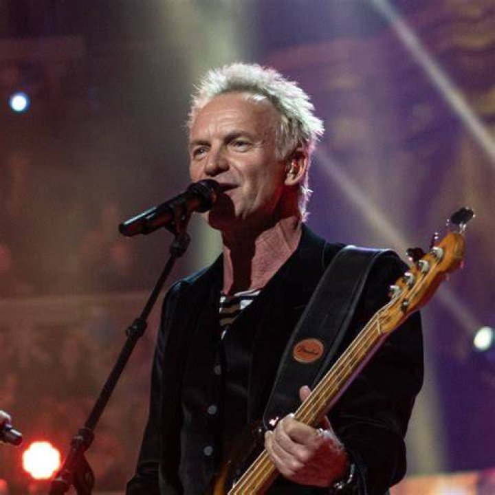 Sting presenting at the Rock and Roll Hall of Fame 21st annual induction ceremony