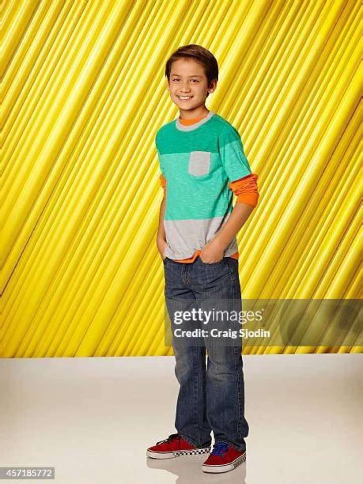 Tenzing Norgay Trainor as Parker Rooney in his first (left) and his last episode (right) of Liv and Maddie.