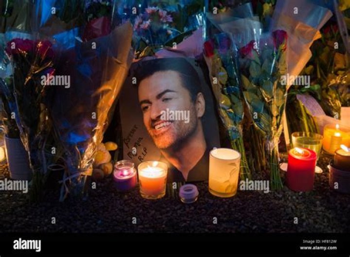 Tributes outside George Michael's London home