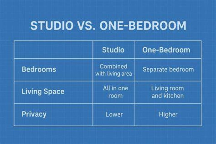What is the difference between a studio and efficiency apartment?