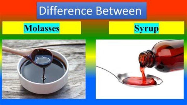 What is the difference between molasses and maple syrup?