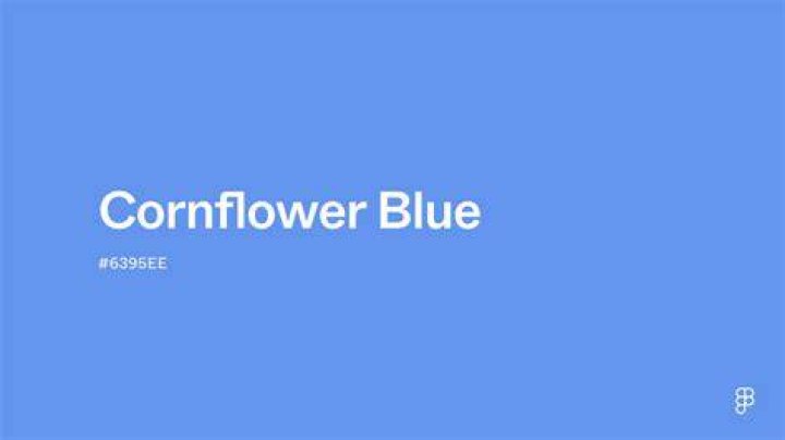 What is the hexadecimal color code for CornFlowerBlue?