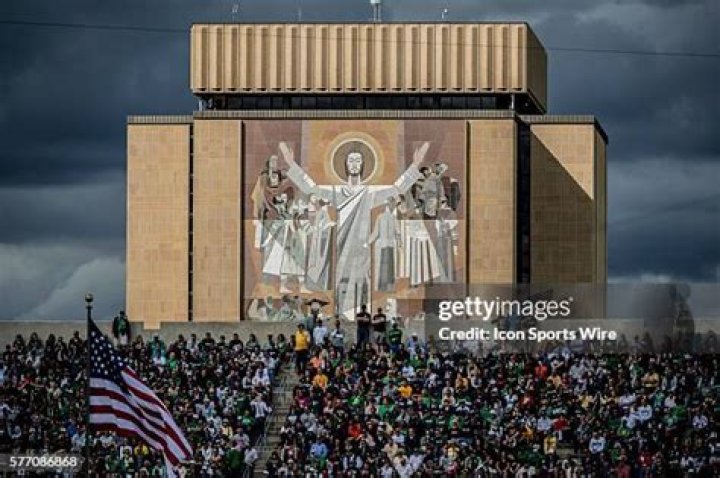 What is Touchdown Jesus made of?