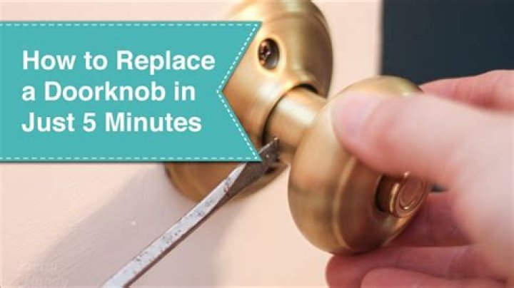 Why do new door knobs stick?