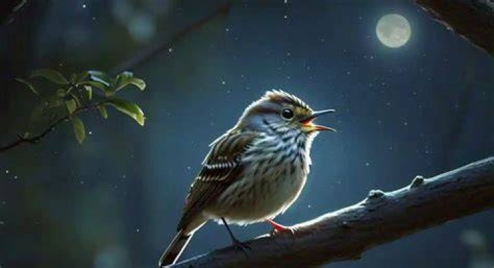 Why would birds be chirping at night?